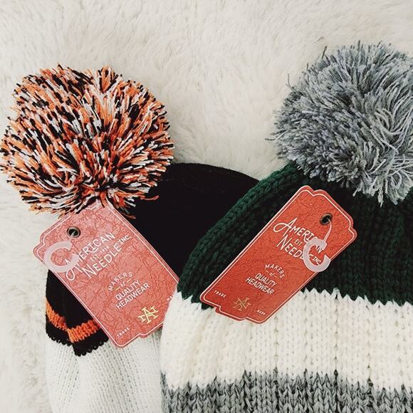 NEW American Needle Nordstrom Mars Explorer Pom Pom Beanie Chunky Knit Hat - Picture 5 of 8